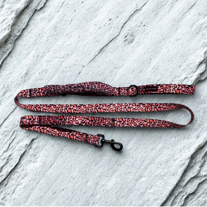 Double-Handle Traffic Lead with Built-In Poo Bag Holder