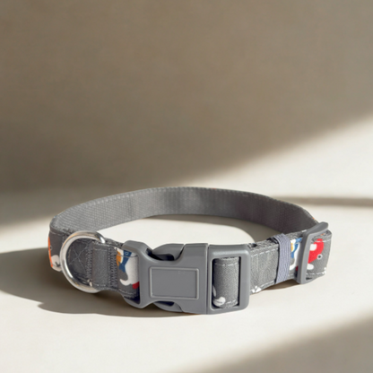 Dog Print Collar – Lightweight, Durable, Nylon