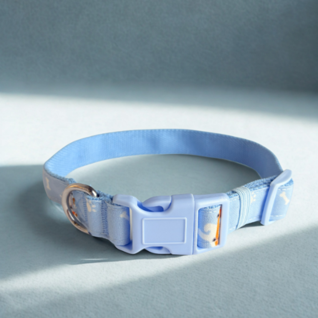 Dog Print Collar – Lightweight, Durable, Nylon