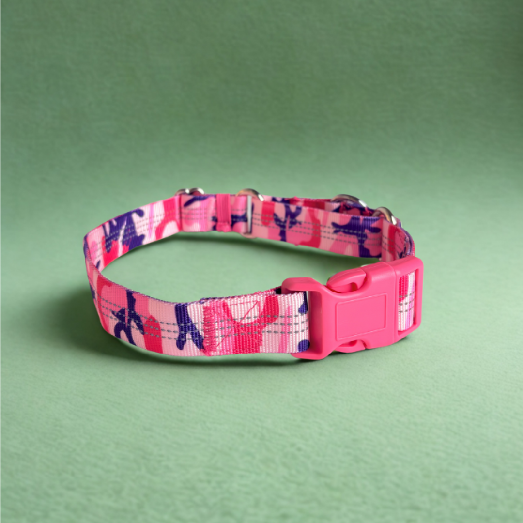 Durable Camo Dog Collars – Adjustable, Heavy-Duty Buckle Design